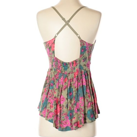 Free People 🌸 Floral Top - Picture 2 of 3